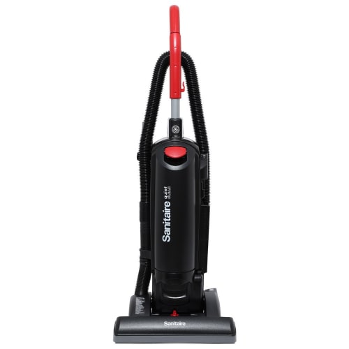 Sanitaire Force 15 Inch Upright Vacuum, HEPA, Bagged, On-Board Tools and Stretch Hose